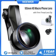 NEEWER 105mm Macro Phone Lens เลนส์มาโครสำหรับโทรศัพท์ พร้อมคลิปเลนส์โทรศัพท์ พร้อมวงแหวนอะแดปเตอร์ฟ