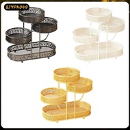[qjypno49] Countertop Fruit Basket 4 Tier Wire Stand Metal Storage Rack for Kitchen Table Vegetables