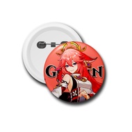 Gunshin Game Button Badge Pin 58mm 44mm