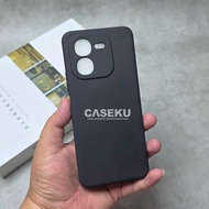 Iqoo Z9X Case Softcase Candy Macaron Square Black Plain Case Iqoo Z9X