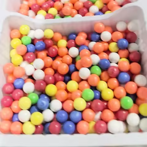 1000 Rounds BBs Bullets Colorful 0.1g 6mm BB Pellets Strikeball Rifle Gun Plastic BB Ball Shooting P