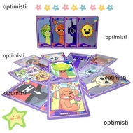 OPTIMISTI 54pcs Incredibox Sprunki Cards, Cardstock Double-sided Printing Collectible Game Cards, Hi