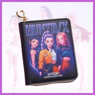 Cartoon Wallet Kpop Demon Hunters Squad Cute Anime Trendy Kids Purse Coin Bag Student D0S9