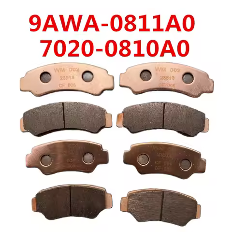 2pcs Front and 2pcs Rear SINTERED Brake Pads ASSY 9AWA-0811A0 &7020-0810A0 For CFMoto NEW 800CC 850 