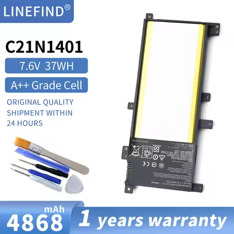 100%Original 4800mAh for ASUS C21N1401 W409L W419L K455L A455L R419L R455L X454L X455L F455L Y483L V