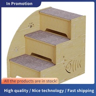 Pet Ladder, Elderly Cat and Dog Bed Ladder, Sofa Ladder, Dog Steps Wooden Teddy Cat Stairs