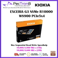 KIOXIA EXCERIA G3 NVMe R10000 W8900 PCIe5x4 LVC10Z001TG8G3 - NVMe R10000 W9600 PCIe5x4 - LVC10Z002TG