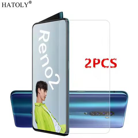 2Pcs For OPPO Reno 2 Glass For OPPO Reno 2 Tempered Glass Film HD 9H Hard Phone Screen Protector Pro