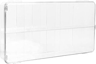 LIFKOME Clear Acrylic Display Case 12 Grid Doll Display Storage Box Stackable Show Case Action Figures Display Case Collectibles Box for Display Figures Home Storage