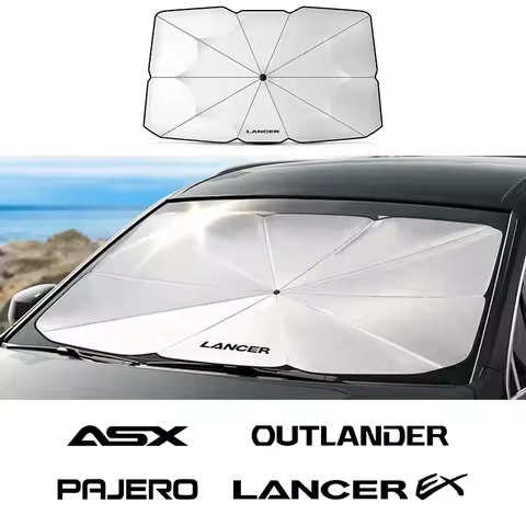 Car Windshield Sunshade Umbrella For Mitsubishi Outlander Lancer 9 EX ASX Pajero L200 Colt Eclipse R