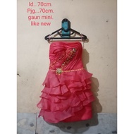 / party dress sleeveless dress like new (ld...70cm,Pjg..70cm).