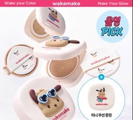 韓國Oliveyoung Wakemake 黑皮pochacco cushion代購連一個mini cushion 韓國化妝品  韓國代購