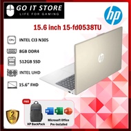 HP 15-FD0538TU / FD0539TU / FD0540TU Laptop (Intel I3-N305, 8GB RAM, 512GB SSD, INTEL UHD, 15.6 FHD,