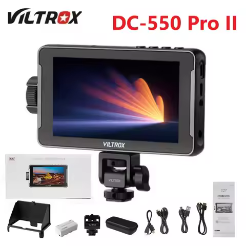 NEW Viltrox DC-550 Pro II 5.5Inch Profissional Camera Studio Monitor 4K60Hz 1920x1080 Touch Screen F