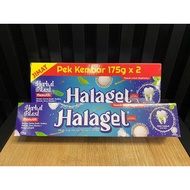 HALAGEL WHITENING WITH ROCK SALT,PEPPERMINT,MISWAK,NEEM&CLOVE OIL (Muslim Produk)