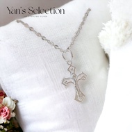 Yans Original S925 Sterling Silver Crucifix Cross Pendant *Loket Salib 925 Perak Tulen *925纯银十字架吊坠
