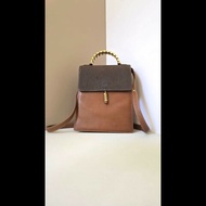 【LA LUNE】絕版古董包 Loewe中古蛇骨凱莉包 單肩包 皮革包 斜背復古二手