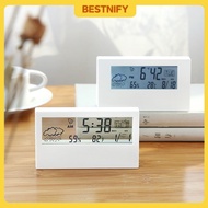 Transparent Alarm Clock Digital Alarm Weather Temperature Date Alarm Clock Digital Clock