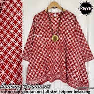 KATUN Waka Cotton Blouse With Sogan batik solo