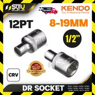 KENDO 16761 / 62 / 63 / 64 / 65 / 66 / 67 / 68 / 69 / 70 / 71 / 72 DR Socket 1/2" 12PT 8-19MM