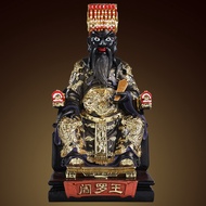 黄氏 Immediately Ship The temple is dedicated to the king of hell with gold painting sitting on the dr