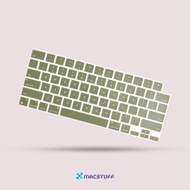 Macbook Cover Keyboard Protector Avocado Green Macbook Pro 14 & 16, Air 13 M2, Air 15 M2