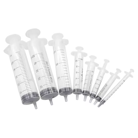 2.5-50ml Syringe Reusable Pump Pet Feeding Syringe Filling Plastic Syringe Nutrient Sterile Without 