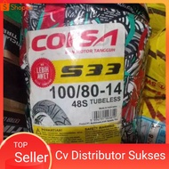 Corsa S33 100 / 80-14 Tires Matic Tublles