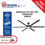 *Climate Voucher Eligible* Bestar 66"/76"/86"/100" DC Ceiling Fan Zephyr