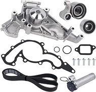 Autoround Timing Belt Kit with Water Pump Fit for Toyota Tundra 00-09 4Runner Sequoia Land Cruiser, 