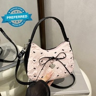 2025 New Bow Crescent Underarm Bag Women High-value Harajuku Shoulder Style Bag Shoulder Bag J0c4