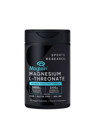 Viên uống bổ sung Magie Sports Research Magtein Magnesium L-Threonate 2000mg ngủ ngon giảm stress