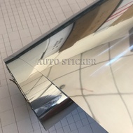 50cm*3M Car Front Window Tint Solar Protection Film Silver One Way UV Resistance Window Solar Tint F