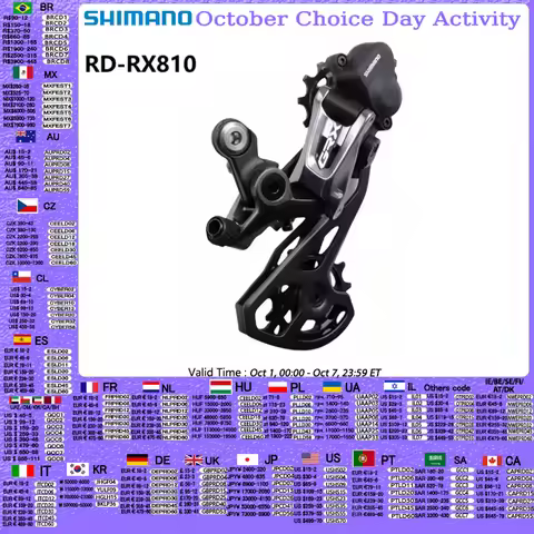 Shimano GRX RX RD RX812 RX810 RX815 RX817 2x11s Road Bike Rear Derailleur Shadow+ Clutch Compatible 