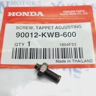 VALVE ADJUSTMENT BOLT + NUT HONDA BEAT SCOOPY VARIO PCX ADV GRAND BLADE SUPRA KARISMA 90012-KWB-600 