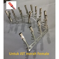 MERAH Connector Connector Crimp Pin Connector Terminal JST Red Socket male Female