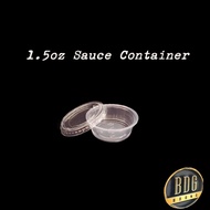 1.5oz/2oz sauce container with lid plastic container food container (100pcs/pack)