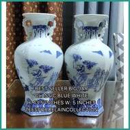 ❂  ✉ Classic Blue White/Blue Porcelain Ceramic Jar Flower Vases Vase Tibod Home Decor SALE!Big size