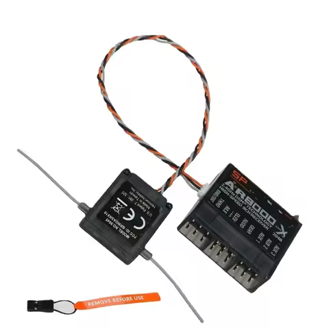 Spektrum AR8000 2.4GHz 8CH Receiver Support DSM2 DSMX W/ Extended Satellite for JR Spektrum RC DX7 D