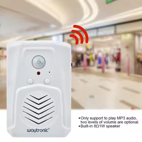 Doorbell Alarm MP3 Doorbell Sensor Doorbell USB/Battery Powered Motion Sensor Alarm MP3 Audio Player