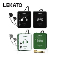 LEKATOE 2.4GHz Guitar Wireless System in Ear Monitor iem Wireless Bluetooth Transmitter and Receiver