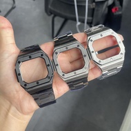 Metal Bezel Strap Casioak for DW5600 5610 Modification Mod Kit Stainless Steel Band Frame Case for D