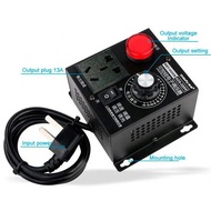 Factory Direct Thyristor Electronic Voltage Regulator 4000W AC220V Input 0-220V Manual Adjust Output
