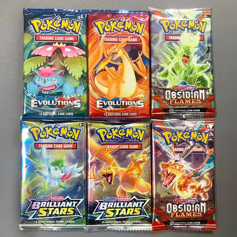 36/40pcs Pokemon Cards SCARLET&VIOLET STARS GX Vmax EX Mega Energy Shining Game Collection Battle Tr
