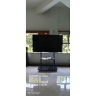 PROMO PUNCAK       Bracket tv standing Breaket stand tv Roda berdiri 40 - 80 inch tilt