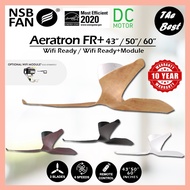 NSB FAN AERATRON FR+ 43 50 60 Inches WiFi Ready Module Remote Control 6 Speeds DC Motor Ceiling Fan