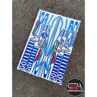 STICKER STRIPE BODY SET / COVERSET 125 125Z 125ZR MORITAKA GO GO GO  ORIGINAL YAMAHA