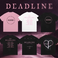 Blackpink Concert 2025 DEADLINE Peripheral Clothes Same Short Sleeve T-shirt Loose Printed Top SIZE 