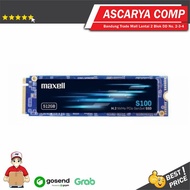 MAXELL 512GB Ssd S100 NVME PCIe Gen 3x4 M.2 SSD / 512GB NVME SSD / 512 SSD