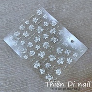 5D nail stickers - 5D silk stickers for hottrend nail decoration nail art